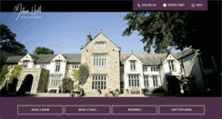 Desktop Screenshot of mittonhallhotel.co.uk